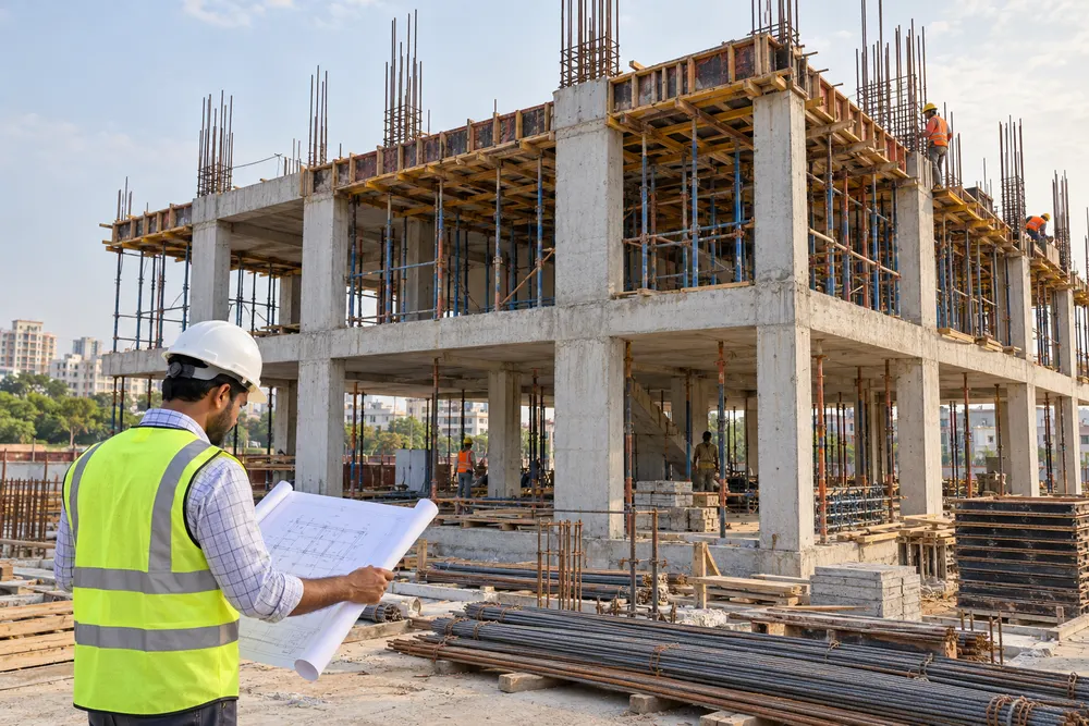 Civil Construction & Structural Works illustration