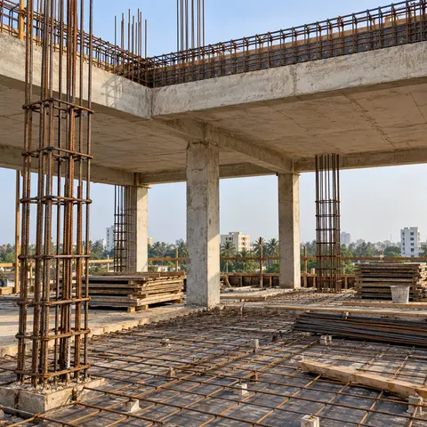 Column, Beam and Slab Works - illustrative material detail