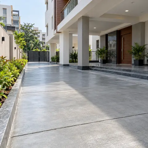 Concrete and PCC Works - illustrative finished surface