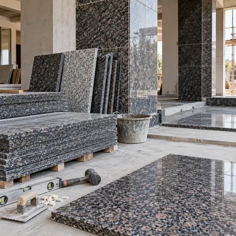 Granite Flooring and Cladding - illustrative material detail