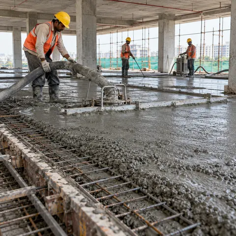 VDF (Vacuum Dewatered Flooring) - illustrative material detail