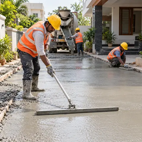 Driveway Development - illustrative installation process