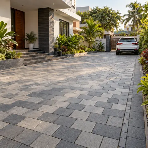 Driveway Development - illustrative finished surface