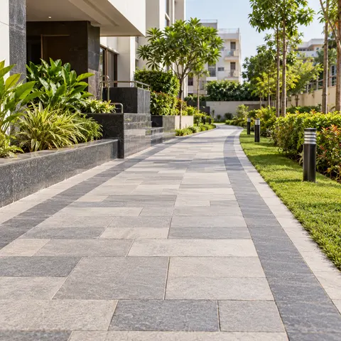 Footpath and Walkway Construction - illustrative finished surface