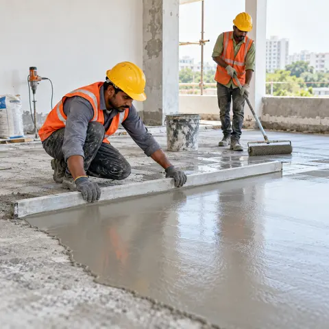 Surface Leveling and Preparation - illustrative surface preparation