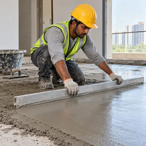 Surface Leveling and Preparation - illustrative installation process