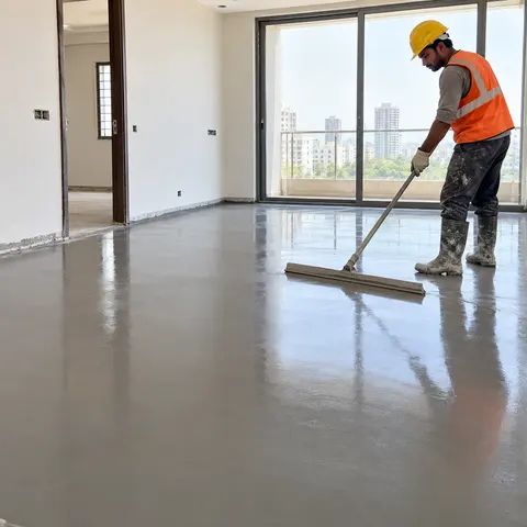 Surface Leveling and Preparation - illustrative finished surface
