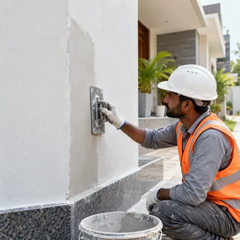 Crack Repair and Surface Restoration - illustrative finished surface