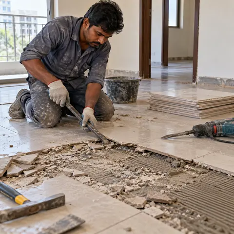 Flooring Replacement and Repairs - illustrative material detail