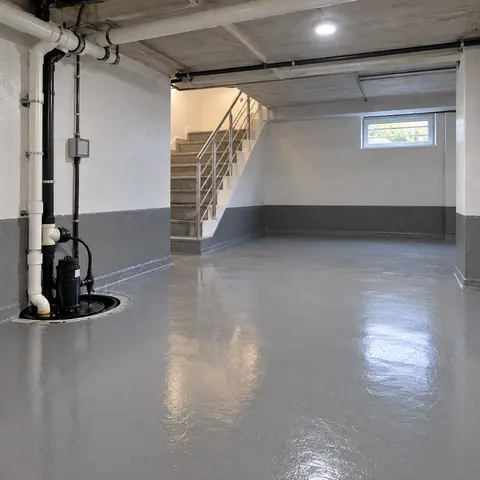 Basement Waterproofing - illustrative finished surface