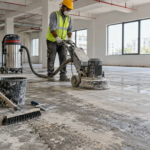 Epoxy Floor Coating - illustrative material detail