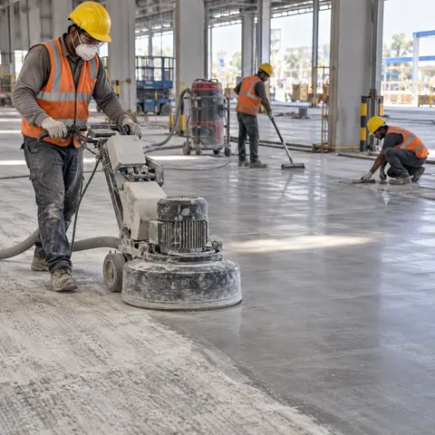 Industrial Floor Protection - illustrative surface preparation
