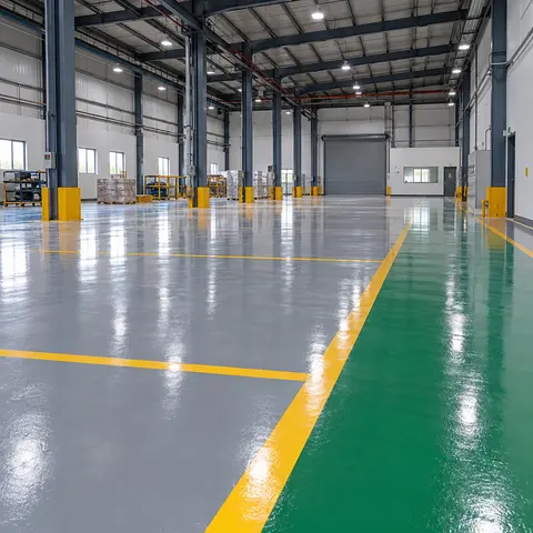 Industrial Floor Protection - illustrative finished surface