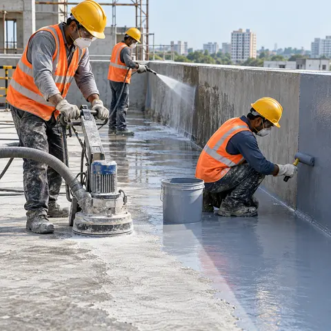 Surface Preparation and Protective Coatings - illustrative surface preparation